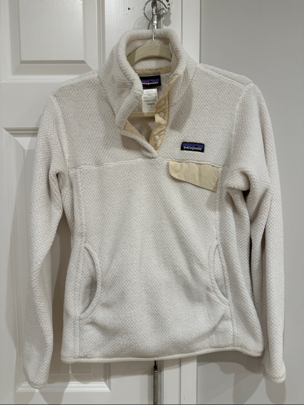 Patagonia Cream Snap-T Fleece Pullover